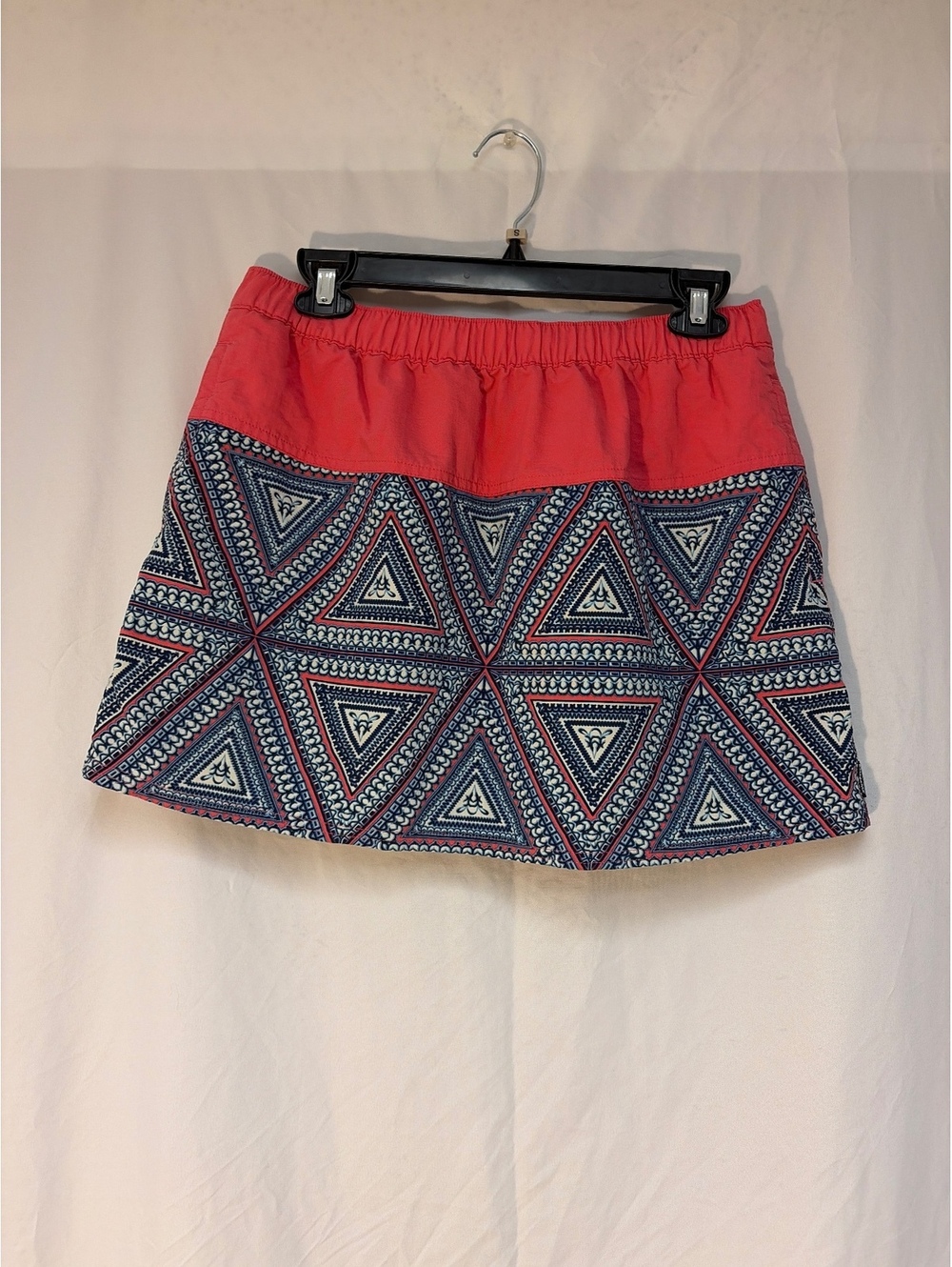Patagonia Women's Patterned Mini Skirt with Coral Waistband